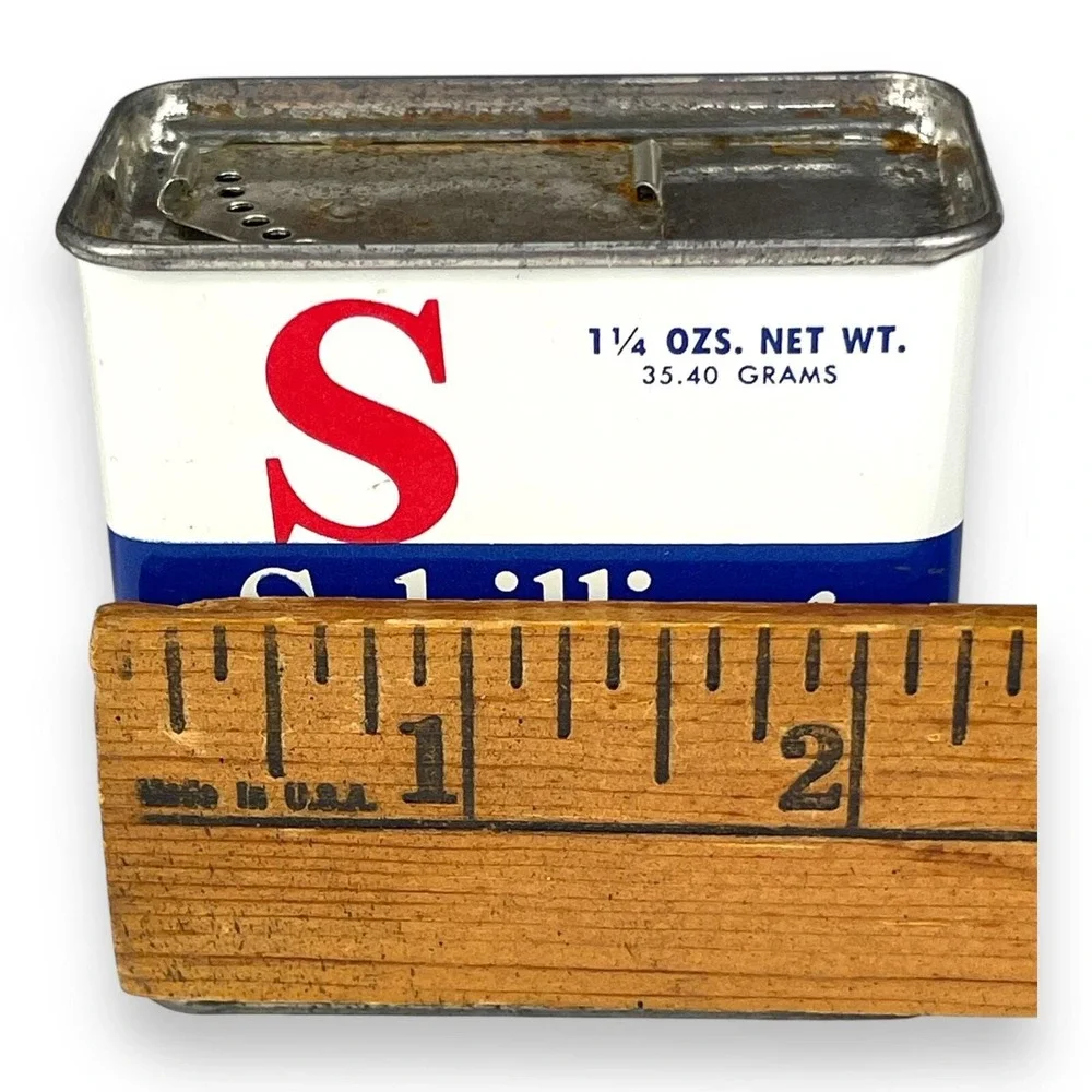 Schilling Vintage Spice Tin - Pumpkin Pie Spice - 1 1/4 oz‎ Vintage Made In USA